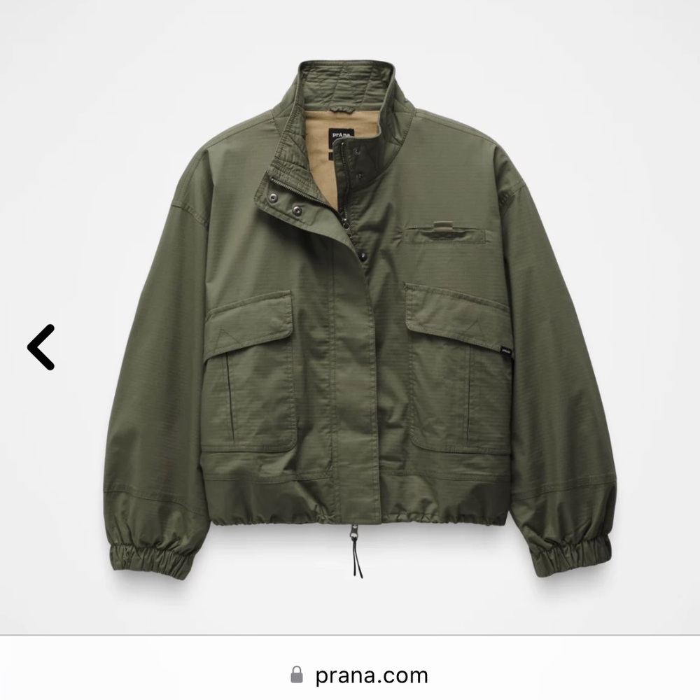 prAna Palisades Ripstop Jacket - Women's Rye green in size small
